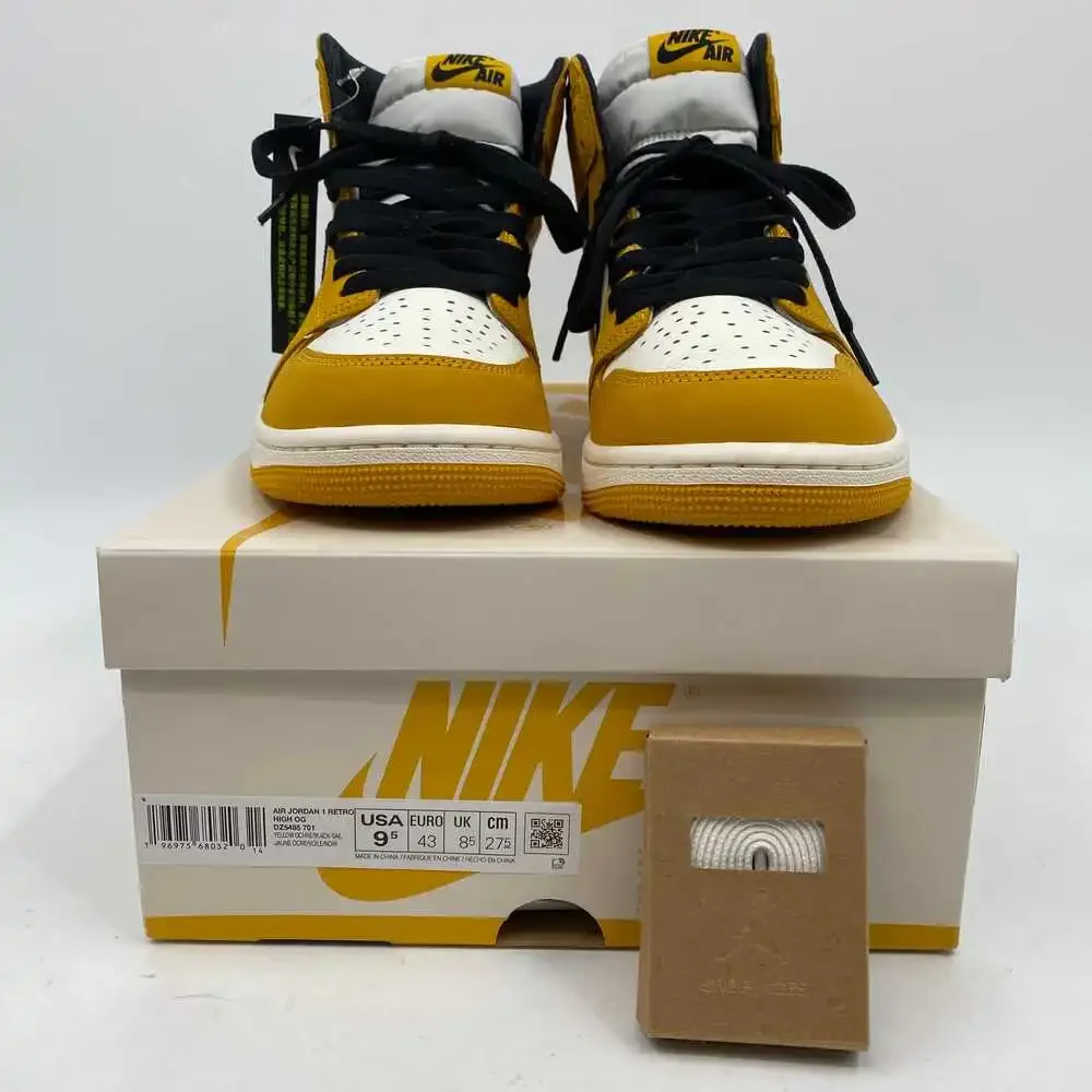 Nike Yellow Black Air Jordan Sneakers | Men’s Size 9.5